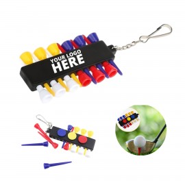 Custom 12pcs Golf Peg Tees Set
