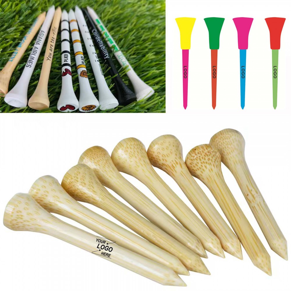 Customized Bamboo Golf Tees with Logo