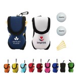Custom Imprinted Golf Ball/Tee Holder Set