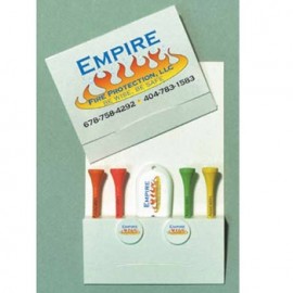Pro Elite Gold Standard Golf Outing Packet w/ Four 2 3/4" Tees, 2 Markers & 1 Fixer with Logo