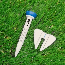 Adjustable Golf Training Tee Holder Durable Practice Tool with Logo