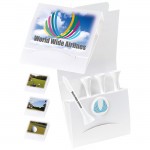 Custom Branded Bic Graphic 4-1 Golf Tee Packet w/Ball Marker & 3 1/4" Tees