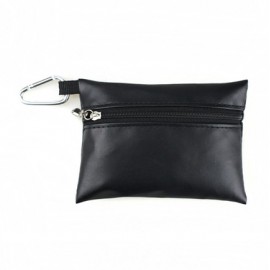 Customized PU Golf Tee Bag with Carabiner