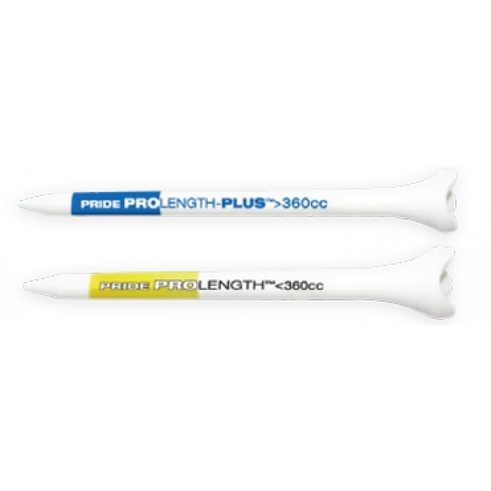 Pride Performance Plain Plastic Golf Tees 2 " - 1 Color Shank Imprint with Logo Pride Performance Plain Plastic Golf Tees 2 " - 1 Color Shank Imprint with Logo
