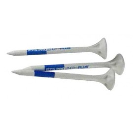 Custom Pride Performance Plain Plastic Golf Tees 2 3/4" - 2 Color Shank Imprint