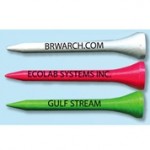 Pro Standard Golf Tees - 1 Line (2 1/8") with Logo