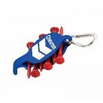 Tee Holder And Beverage Opener with Logo