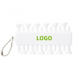 Logo Branded 12pcs Golf Tee Set/Golf Ball Tack