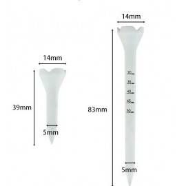 Custom 3.27"/1.54" Plastic Golf Tee