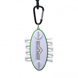 Deluxe Tee Holder with Logo