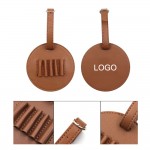 Round PU Golf Tees Holder Storage Bags Belt for Golfer Men Women with Logo