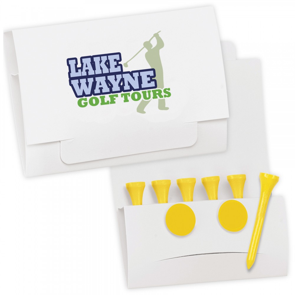 Custom Imprinted BIC Graphic Golf Tee Packet Value Pak w/2 1/8" Tees & 2 Ball Markers Custom Imprinted BIC Graphic Golf Tee Packet Value Pak w/2 1/8" Tees & 2 Ball Markers