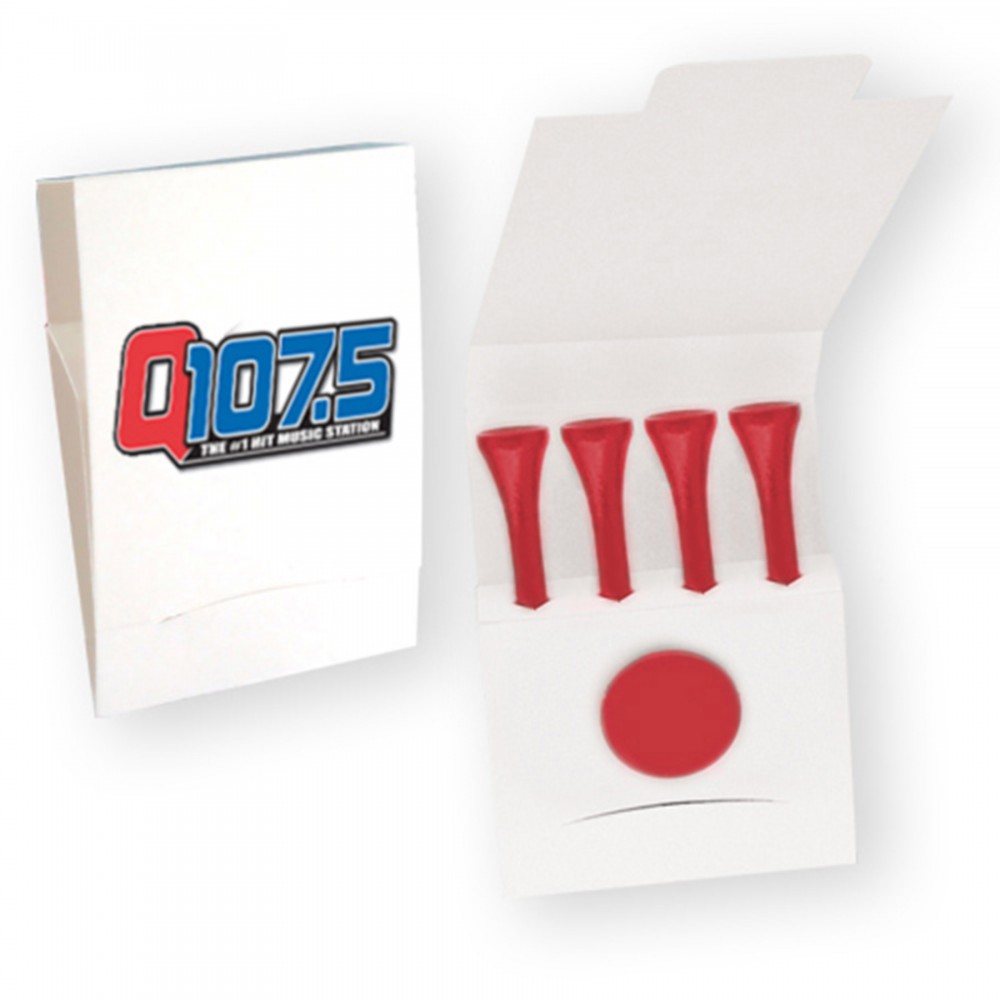 Logo Branded Full Color Matchbook Packet with 4 Blank Tees and 1 Marker Logo Branded Full Color Matchbook Packet with 4 Blank Tees and 1 Marker