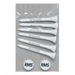 Value Poly Bag Pack w/ Six 2 3/4" Tees & 2 Markers with Logo
