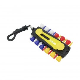 Golf Tees Ball Markers Divot Tool Set with Logo