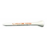Logo Branded Pride Premium Wood Imprinted Golf Tee 2 3/4" - 2 Color