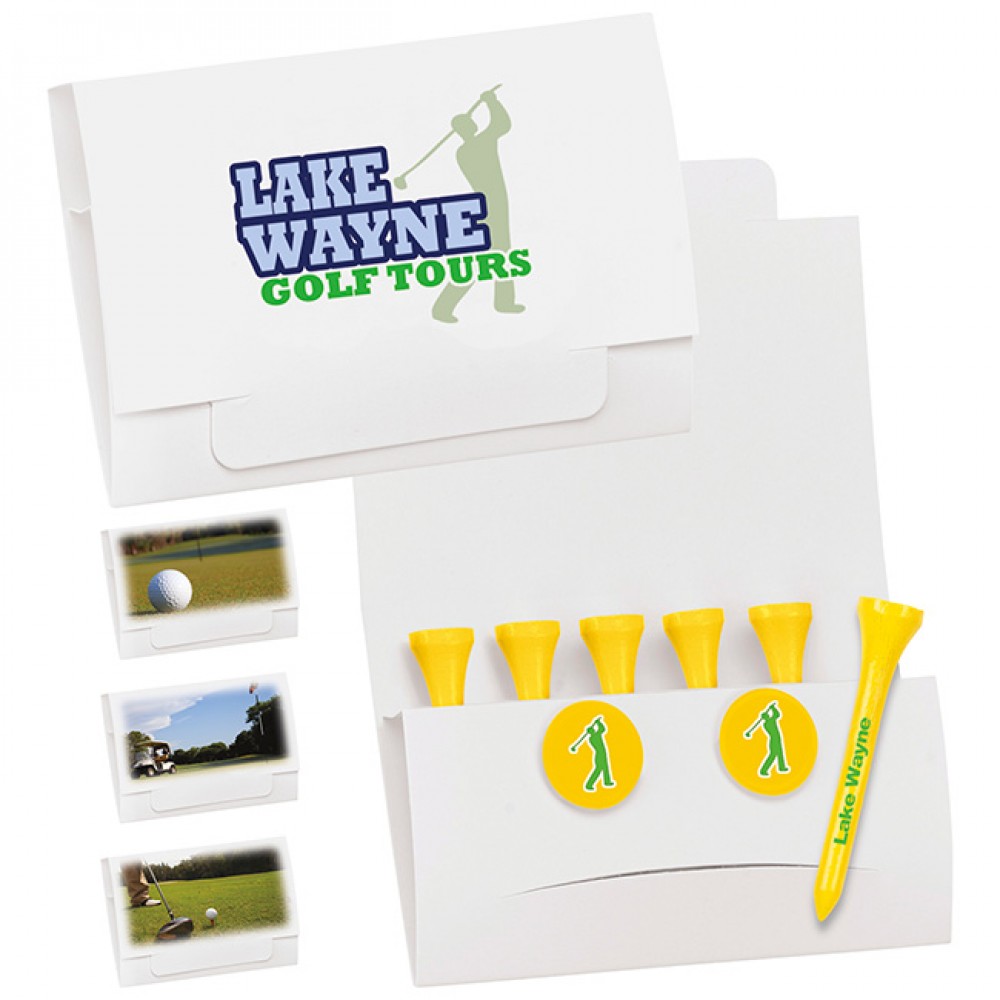Logo Printed BIC Graphic 6-2 Golf Tee Packet w/3 1/4" Tees Logo Printed BIC Graphic 6-2 Golf Tee Packet w/3 1/4" Tees