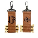 PU Leather Golf Tee Holder with Logo