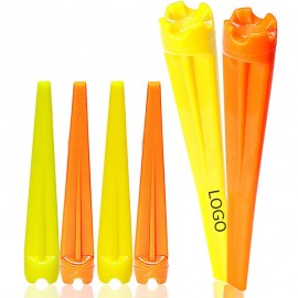 New Design Flat Plastic Golf Tees with Logo
