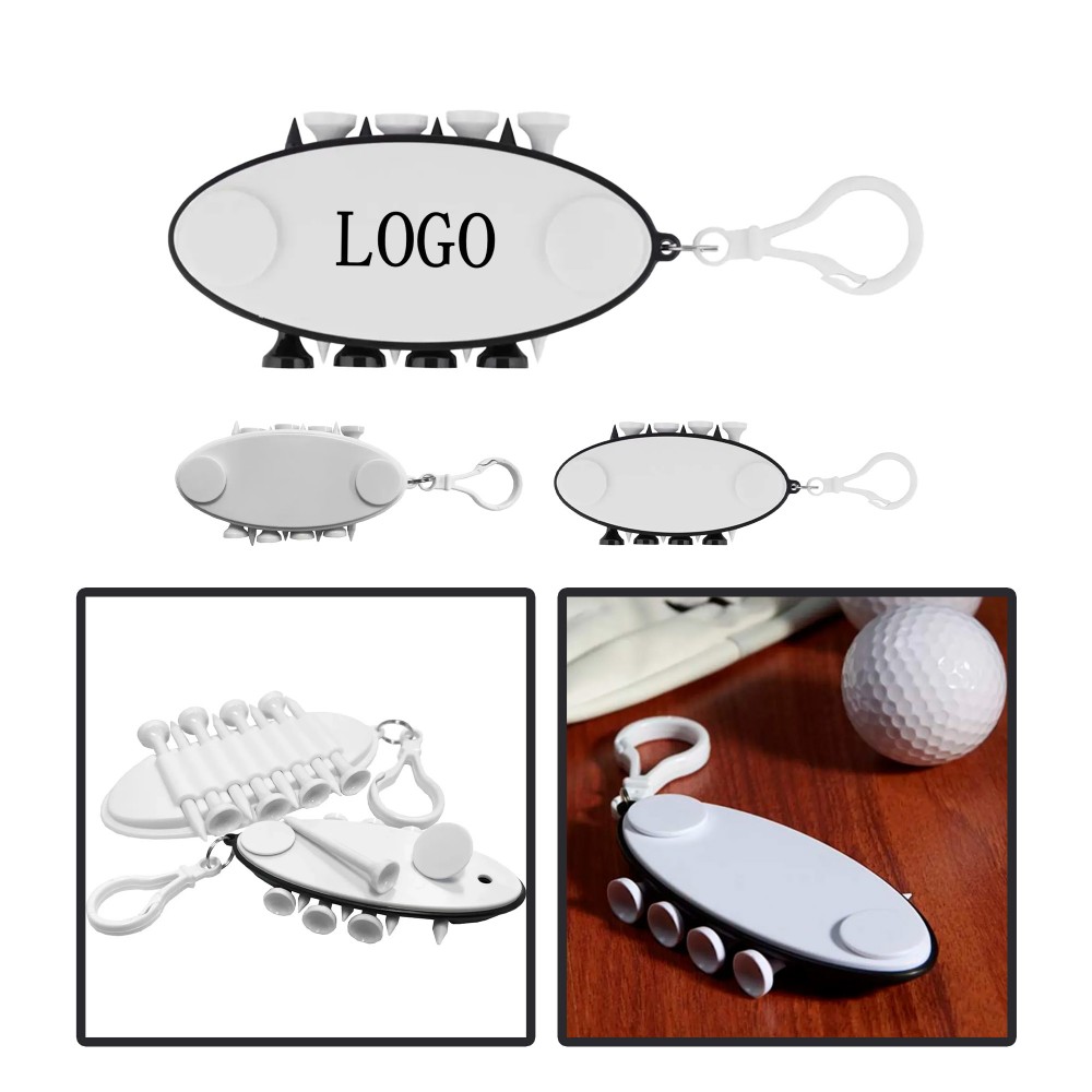 Promotional Golf Tee Holder with Keychain Promotional Golf Tee Holder with Keychain