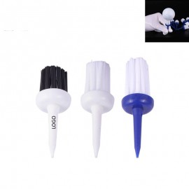 Promotional Plastic Golf Tees with Brush  Promotional Plastic Golf Tees with Brush