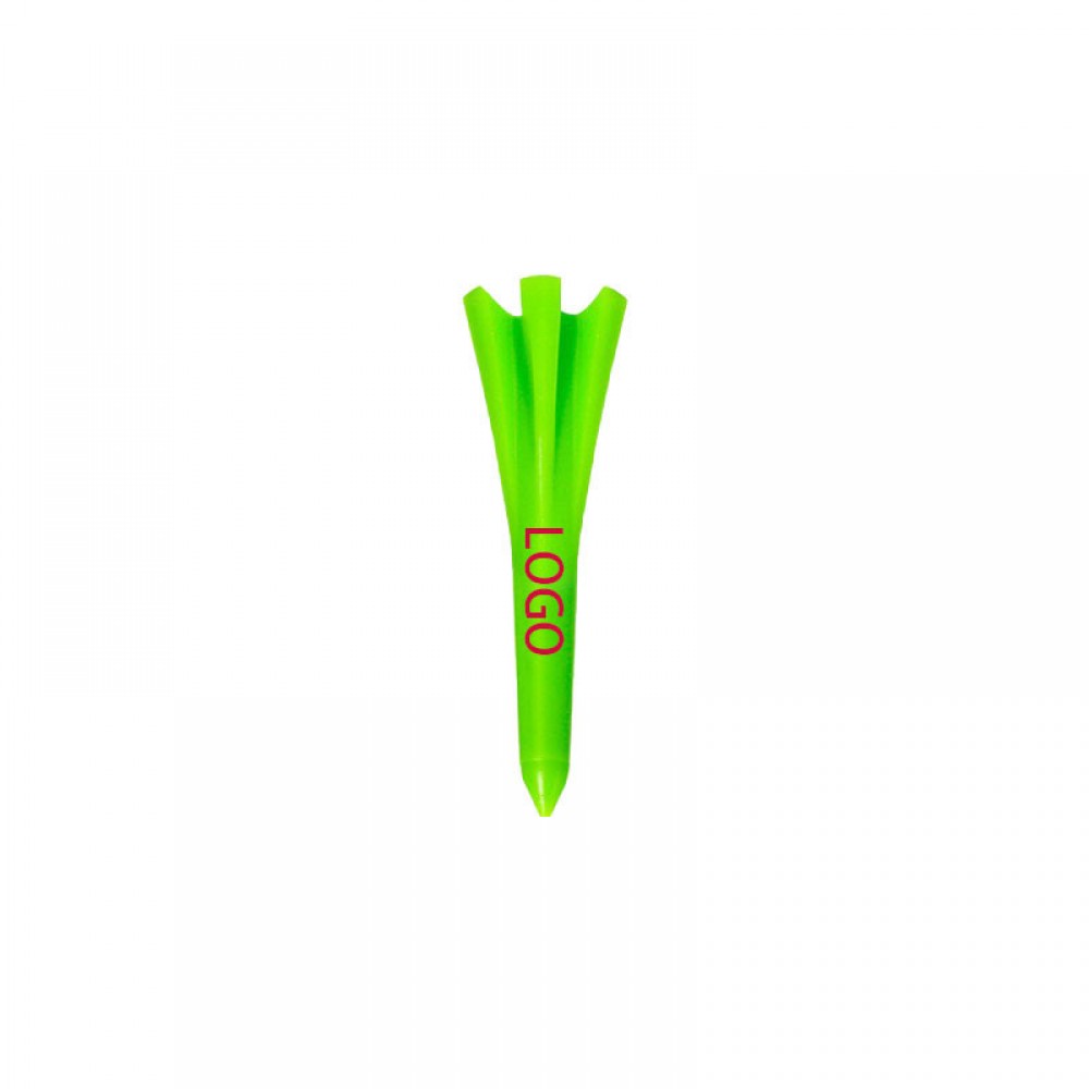 1.5" Plastic Golf Tee In Petal-Shaped with Logo