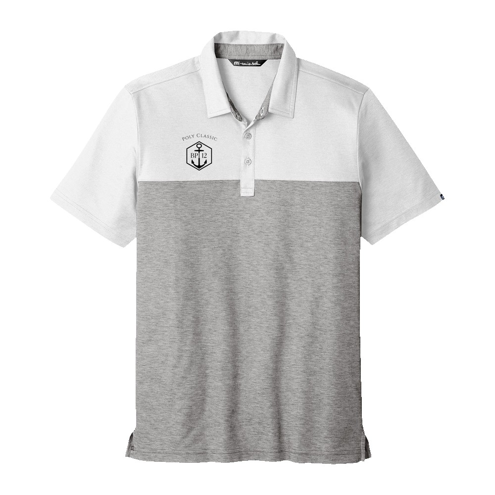 TravisMathew Oceanside Blocked Polo with Logo TravisMathew Oceanside Blocked Polo with Logo