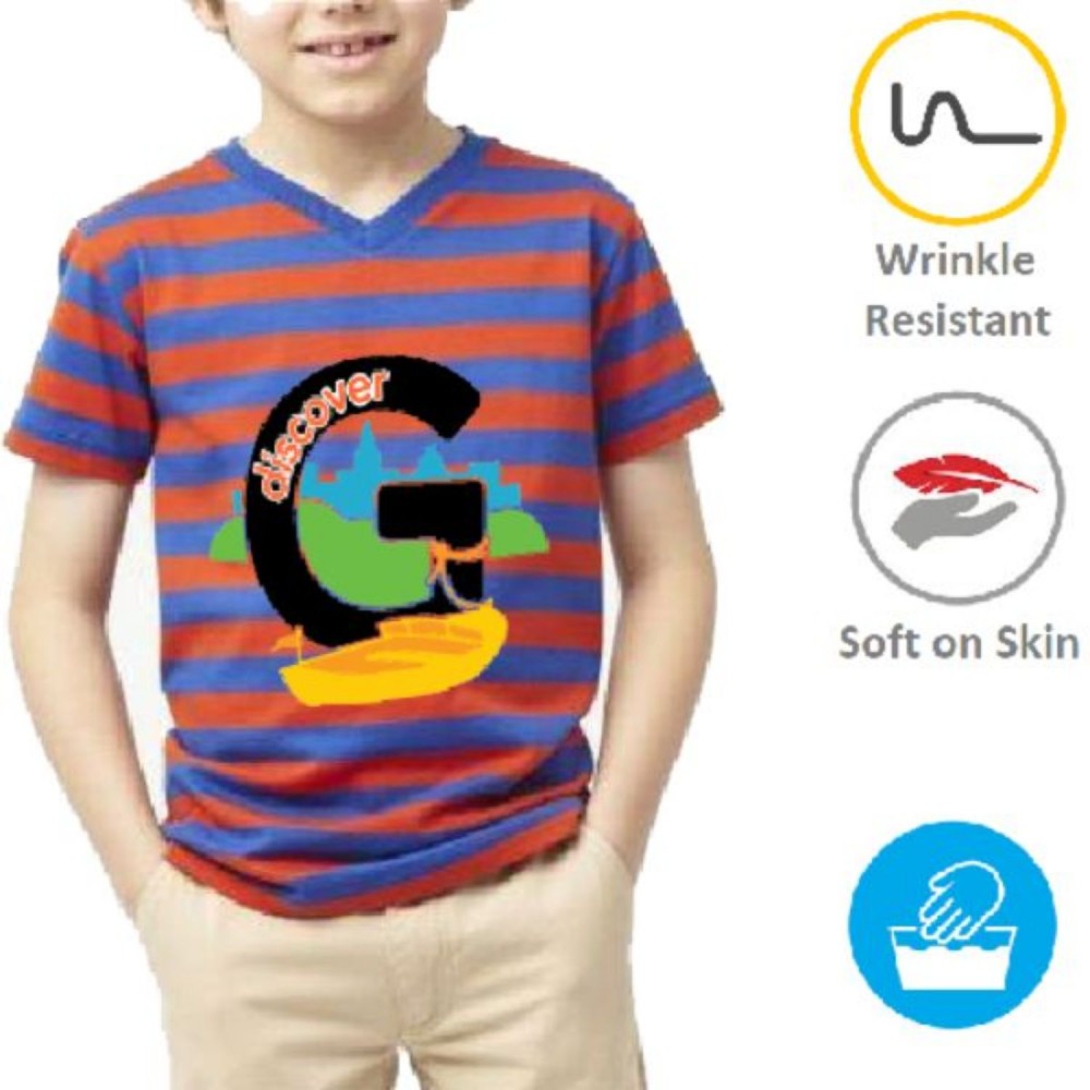 Custom Branded Kids V-Neck T-Shirt w/ Edge to Edge Sublimation Tshirts Custom Branded Kids V-Neck T-Shirt w/ Edge to Edge Sublimation Tshirts