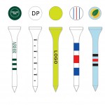Logo Branded Custom Wood Golf Tees  Colorful & Durable