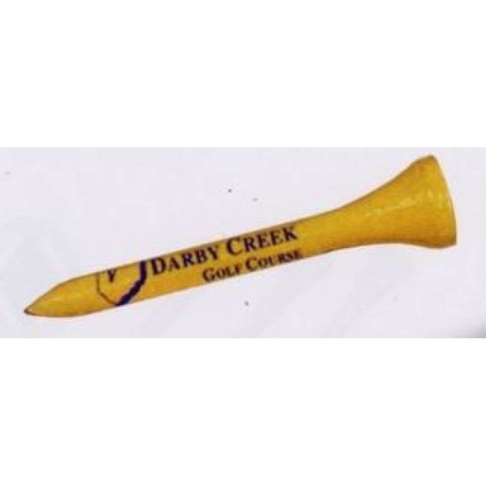 Imprinted Golf Tees/ 3 1/4" / (2 Color) Logo Printed Imprinted Golf Tees/ 3 1/4" / (2 Color) Logo Printed