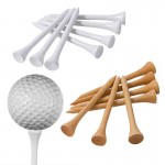Wooden Tall Golf Tee Logo Printed