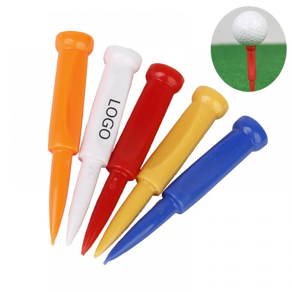 Custom Fluorescent Plastic Golf Tees