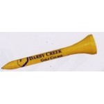 Logo Printed Imprinted Golf Tees/ 2 3/4" (1 Color)