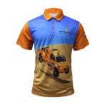 Men's Sublimation Polo 150 GSM 100% Polyester Performance Custom Imprinted