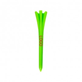 3.27 Inch Plastic Golf Tee In Petal-Shaped with Logo  3.27 Inch Plastic Golf Tee In Petal-Shaped with Logo