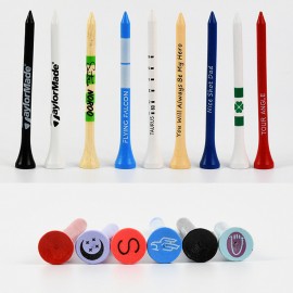 3.3" Wooden Golf Tees with Logo  3.3" Wooden Golf Tees with Logo