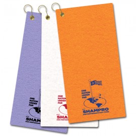 Logo Printed Golf Shammy Towel  Logo Printed Golf Shammy Towel