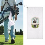 23"x12" Sublimated Golf Towel - 200GSM (Direct Import - 8-10 Weeks Ocean) Custom Branded