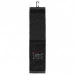 Custom Embroidered 3.5lb./doz. 5.25x22in Scrubber Golf Towel