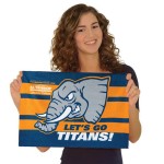 Custom Imprinted 11" x 18" Sublimated Serged Hem Microfiber Rally Towel