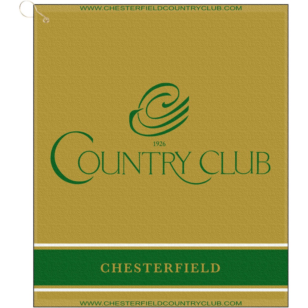 Custom Embroidered 16" x 19" Designer Woven Golf Towel Custom Embroidered 16" x 19" Designer Woven Golf Towel