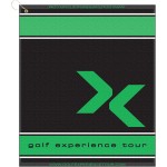 16" x 19" Designer Woven Golf Towel w/ Scrubbers Custom Imprinted