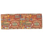 Logo Printed Gridiron Full-Color 12" x 32" Waffle Microfiber Sports Towel