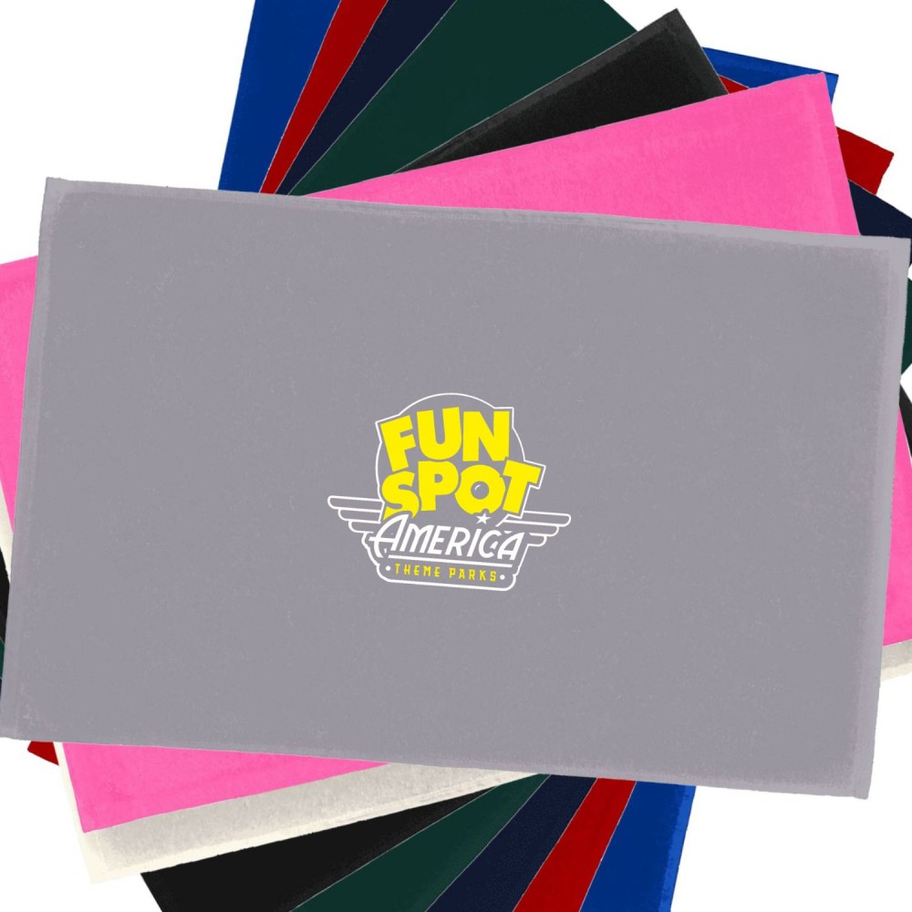 Custom Imprinted 440 GSM 16" X 25" Cotton Velour Sports Towel