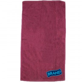 Cotton Velour Beach Towel USA Decorated (16" x 25") with Logo