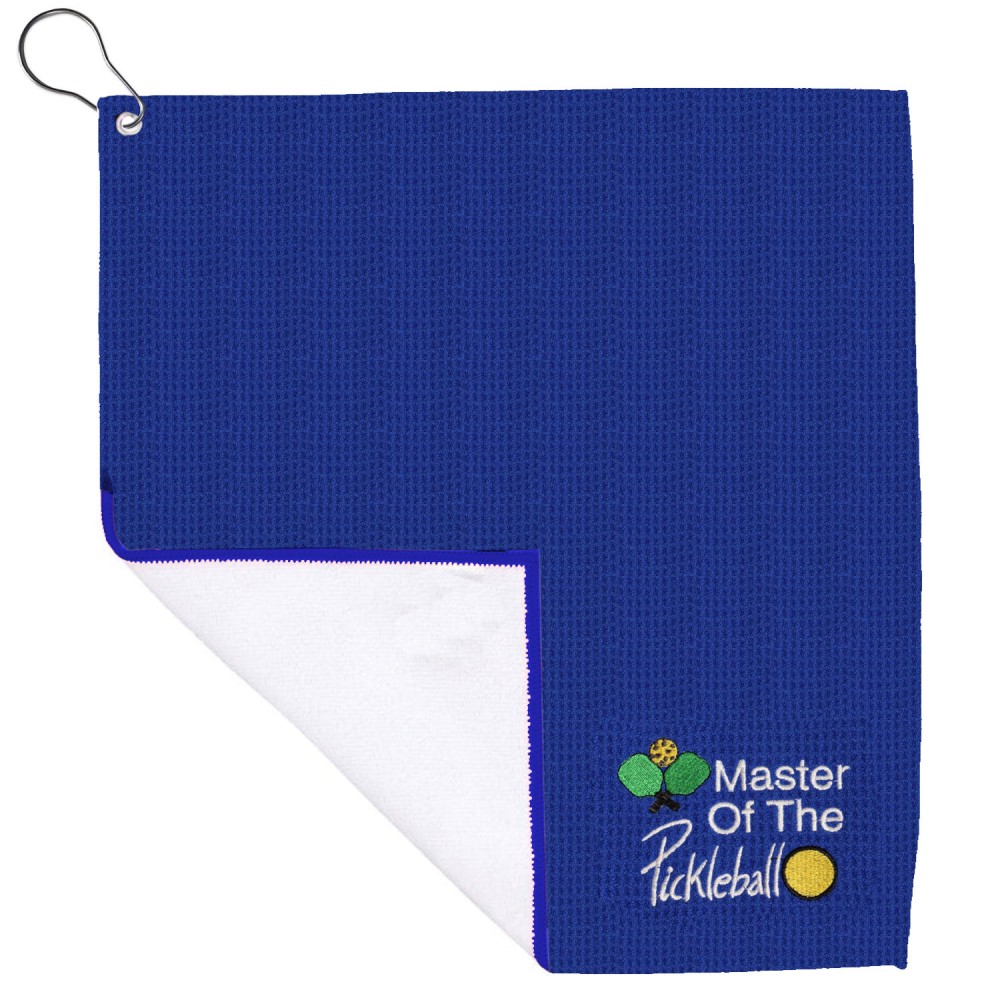 Custom Embroidered Waffle Texture Pickleball Cooling Towel with Embroidery Logo Custom Embroidered Waffle Texture Pickleball Cooling Towel with Embroidery Logo
