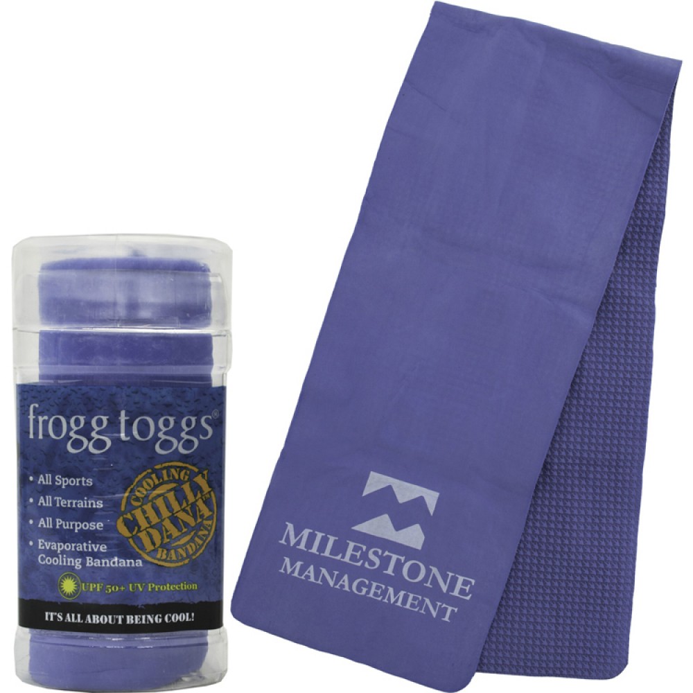 Logo Printed Frogg Toggs Chilly Sport Workout Cooling Towel