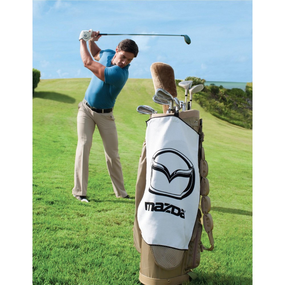 Logo Printed Links Golf Towel Logo Printed Links Golf Towel