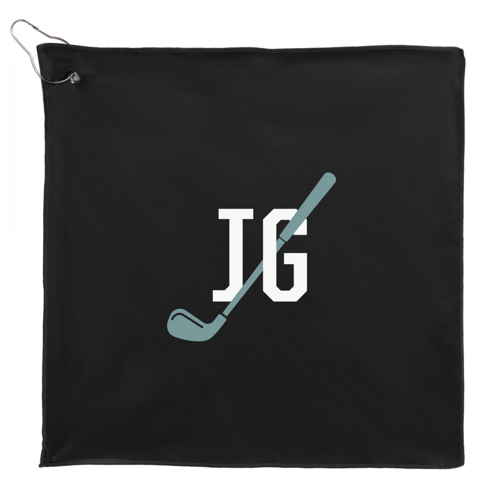Custom Embroidered 15'' x 15'' Recycled 200g Microfiber Towel Custom Embroidered 15'' x 15'' Recycled 200g Microfiber Towel