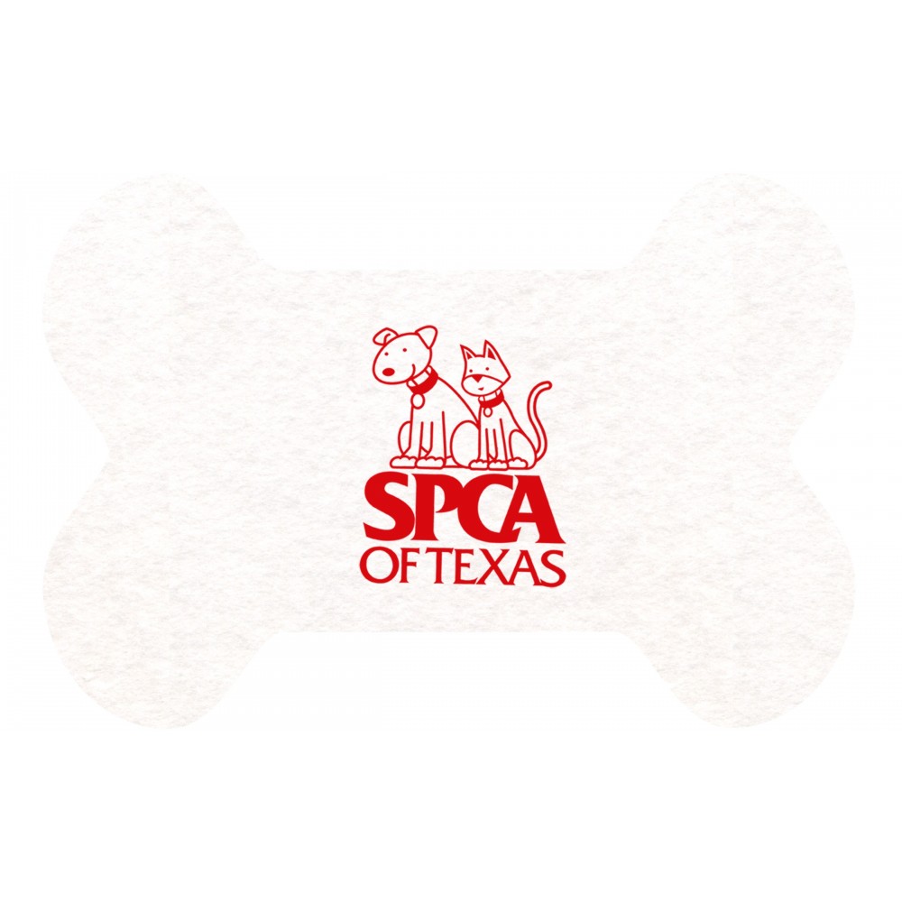 Custom Imprinted Dog Bone Shammy Towel Custom Imprinted Dog Bone Shammy Towel